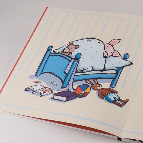 Buchcover und Innenansicht für das Buch: Das kleine Nein-Schwein