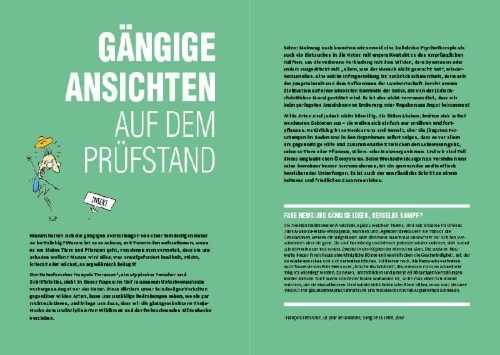 Buchcover und Innenansicht für das Buch: Efeu erwürgt Baum