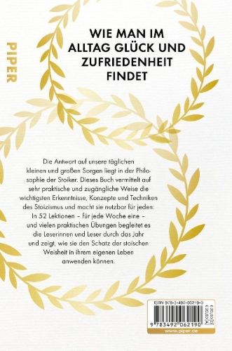 Buchcover und Innenansicht für das Buch: Gelassen bleiben mit den Stoikern