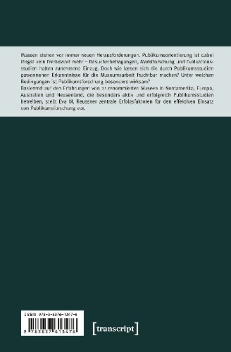 Buchcover und Innenansicht für das Buch: Publikumsforschung für Museen