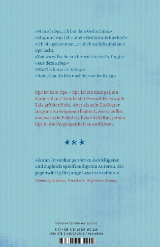 Buchcover und Innenansicht für das Buch: Kai zieht in den Krieg und kommt mit Opa zurück