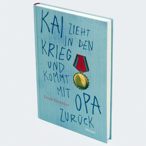 Buchcover und Innenansicht für das Buch: Kai zieht in den Krieg und kommt mit Opa zurück
