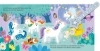 Buchcover und Innenansicht für das Buch: Mein Zauberstab-Klangbuch: Magische Einhornparty