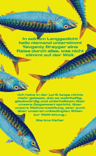 Buchcover und Innenansicht für das Buch: hallo niemand