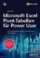 Buchcover und Innenansicht für das Buch: Microsoft Excel Pivot-Tabellen für Power User