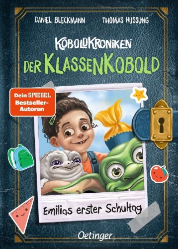 Buchcover und Innenansicht für das Buch: KoboldKroniken: Der KlassenKobold 1. Emilias erster Schultag