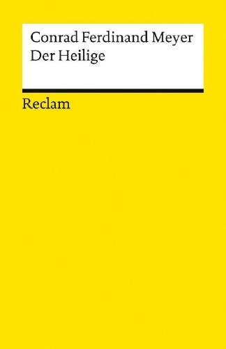 Buchcover und Innenansicht für das Buch: Der Heilige. Novelle