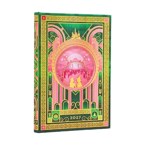 Buchcover und Innenansicht für das Buch: 12-Monatskalender 2027 Die Magie von Wicked Mini Verso