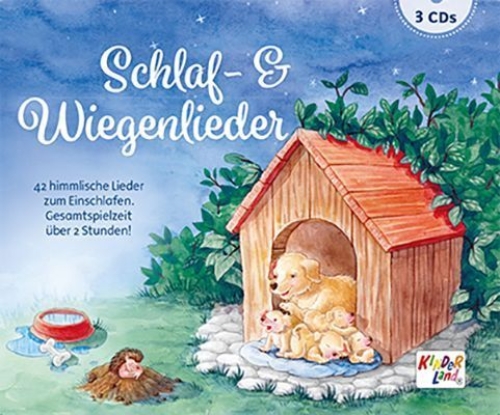 Buchcover und Innenansicht für das Buch: Schlaf- & Wiegenlieder