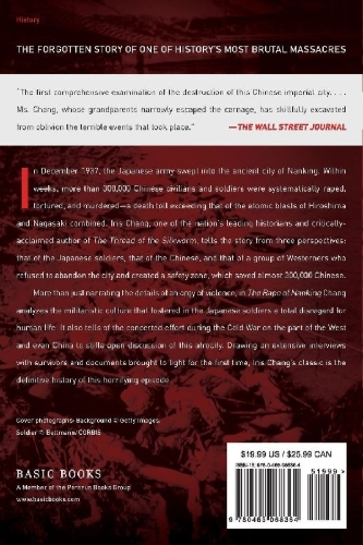 Buchcover und Innenansicht für das Buch: The Rape of Nanking