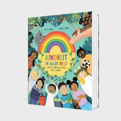 Buchcover und Innenansicht für das Buch: Kindheit in aller Welt