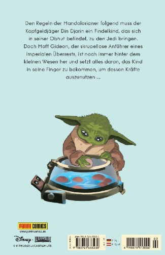 Buchcover und Innenansicht für das Buch: Star Wars: The Mandalorian -The Graphic Novel of Season 2