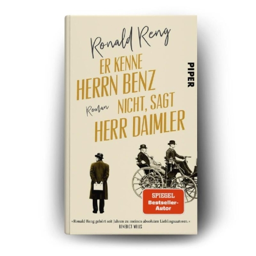 Buchcover und Innenansicht für das Buch: Er kenne Herrn Benz nicht, sagt Herr Daimler
