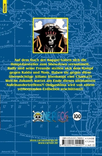 Buchcover und Innenansicht für das Buch: One Piece