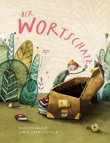 Buchcover und Innenansicht für das Buch: Der Wortschatz: Bilderbuch-Bestseller über den spielerischen Umgang mit Sprache