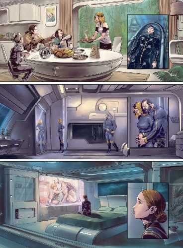 Buchcover und Innenansicht für das Buch: Colony. Band 7