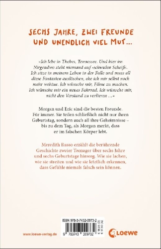 Buchcover und Innenansicht für das Buch: Birthday