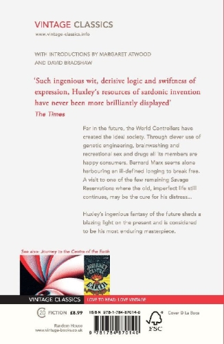 Buchcover und Innenansicht für das Buch: Brave New World