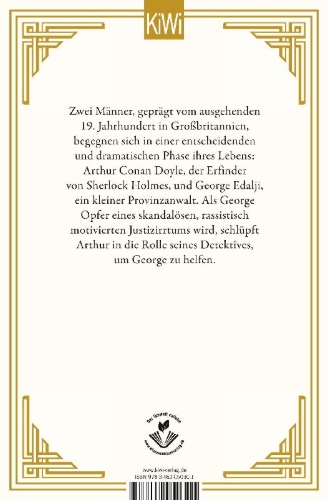 Buchcover und Innenansicht für das Buch: Arthur & George