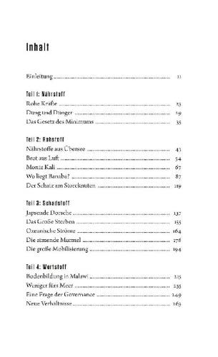 Buchcover und Innenansicht für das Buch: Die Salze der Erde