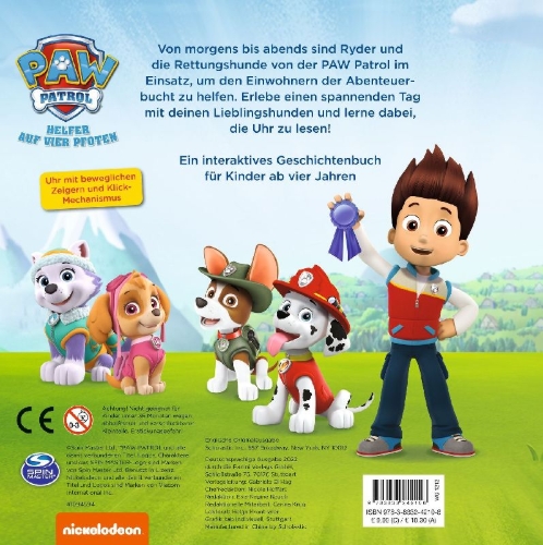 Buchcover und Innenansicht für das Buch: Paw Patrol: Teamwork Time!