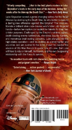 Buchcover und Innenansicht für das Buch: Star Wars: Heir to the Jedi