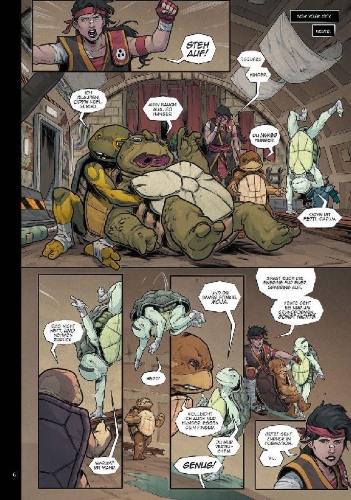 Buchcover und Innenansicht für das Buch: Teenage Mutant Ninja Turtles: The Last Ronin - Lost Years