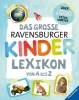 Buchcover und Innenansicht für das Buch: Das große Ravensburger Kinderlexikon von A bis Z