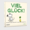 Buchcover und Innenansicht für das Buch: Peanuts Geschenkbuch: Viel Glück wünschen Snoopy und die Peanuts!