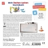 Buchcover und Innenansicht für das Buch: Hör mal hin - Sachen suchen, Sachen hören: Baustelle
