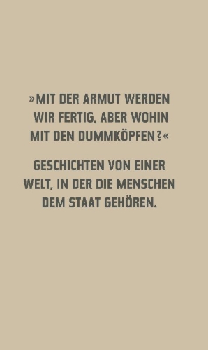 Buchcover und Innenansicht für das Buch: Der Staatsbewohner