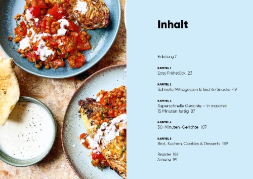 Buchcover und Innenansicht für das Buch: The Vegan Air Fryer