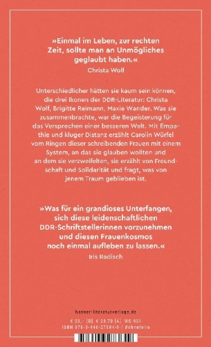 Buchcover und Innenansicht für das Buch: Drei Frauen träumten vom Sozialismus