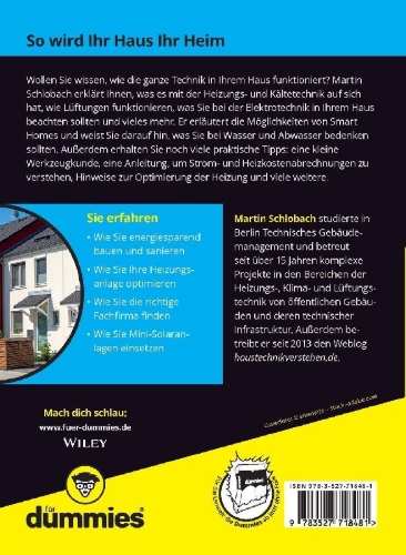 Buchcover und Innenansicht für das Buch: Haustechnik für Dummies Alles-in-einem-Band