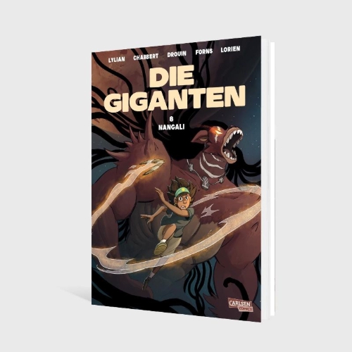 Buchcover und Innenansicht für das Buch: Les Géants - Tome 8 Nangali