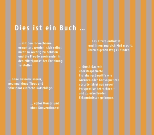 Buchcover und Innenansicht für das Buch: Kinder brauchen unperfekte Eltern