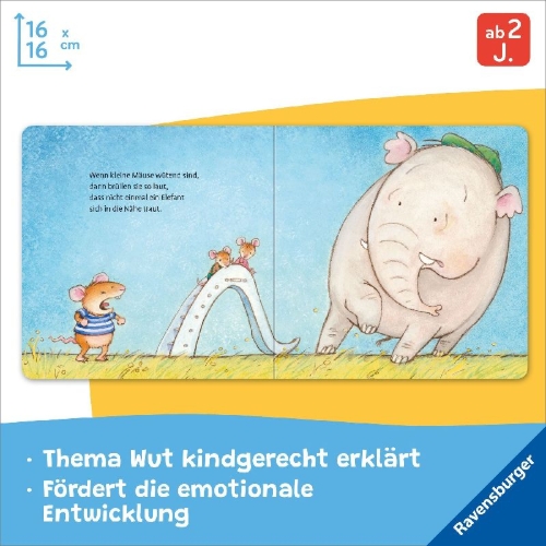 Buchcover und Innenansicht für das Buch: Wenn kleine Tiere wütend sind