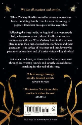 Buchcover und Innenansicht für das Buch: The Starless Sea
