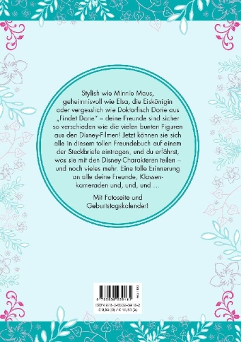 Buchcover und Innenansicht für das Buch: Disney - Best of: Meine Freunde