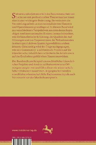 Buchcover und Innenansicht für das Buch: Räume öffnen - Partizipation im Musiktheater für junges Publikum