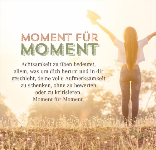Buchcover und Innenansicht für das Buch: Nimm dir Zeit für Achtsamkeit