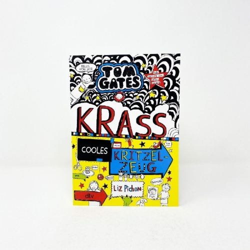 Buchcover und Innenansicht für das Buch: Tom Gates 16: Krass cooles Kritzelzeug