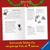 Buchcover und Innenansicht für das Buch: Verrückte Fakten - Frohe Weihnachten! Alles über Wichtel, den Nikolaus und die lustigsten Weihnachtsgeschenke
