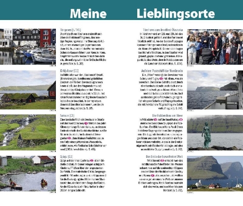 Buchcover und Innenansicht für das Buch: Reise Know-How InselTrip Färöer