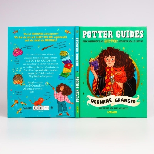 Buchcover und Innenansicht für das Buch: Pocket Potters. Little Guides to the Harry Potter Stories by J.K. Rowling: Hermione Granger