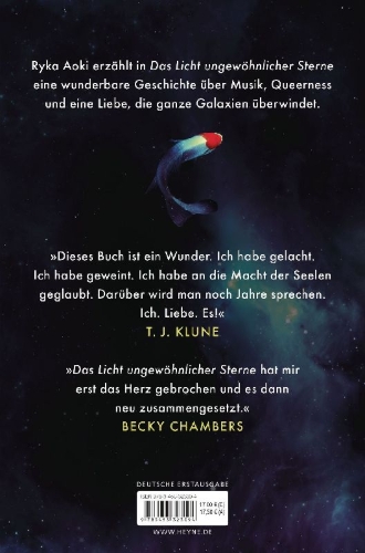 Buchcover und Innenansicht für das Buch: Light from uncommon Stars