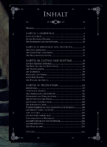 Buchcover und Innenansicht für das Buch: Game of Thrones: House of the Dragon - Die Entstehung einer Dynastie