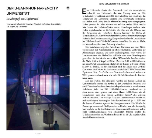 Buchcover und Innenansicht für das Buch: Verborgenes Hamburg