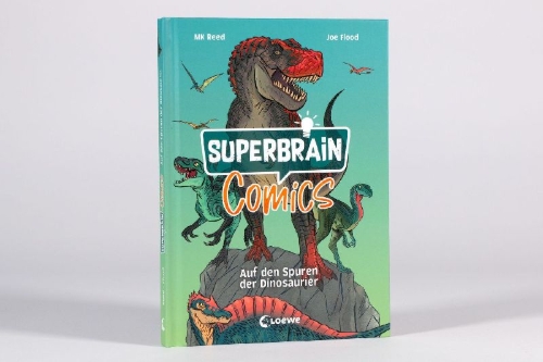 Buchcover und Innenansicht für das Buch: Science Comics Dinosaurs