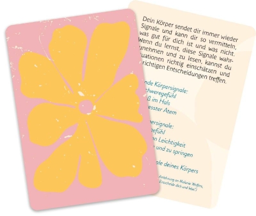 Buchcover und Innenansicht für das Buch: Kartenset: einfach ganz leben